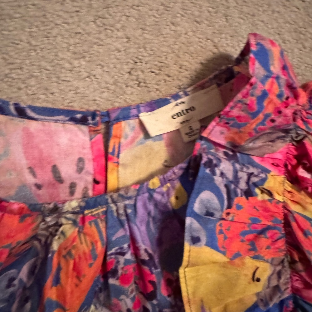 Entro Vibrant Ruffle Blouse - Picture 2 of 4